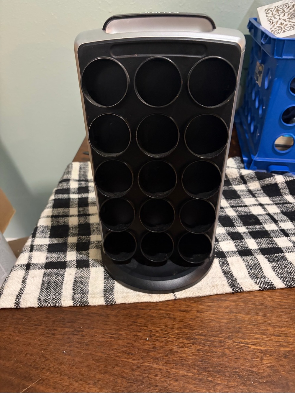 Rotating 30- Capsule Coffee Pod Holder